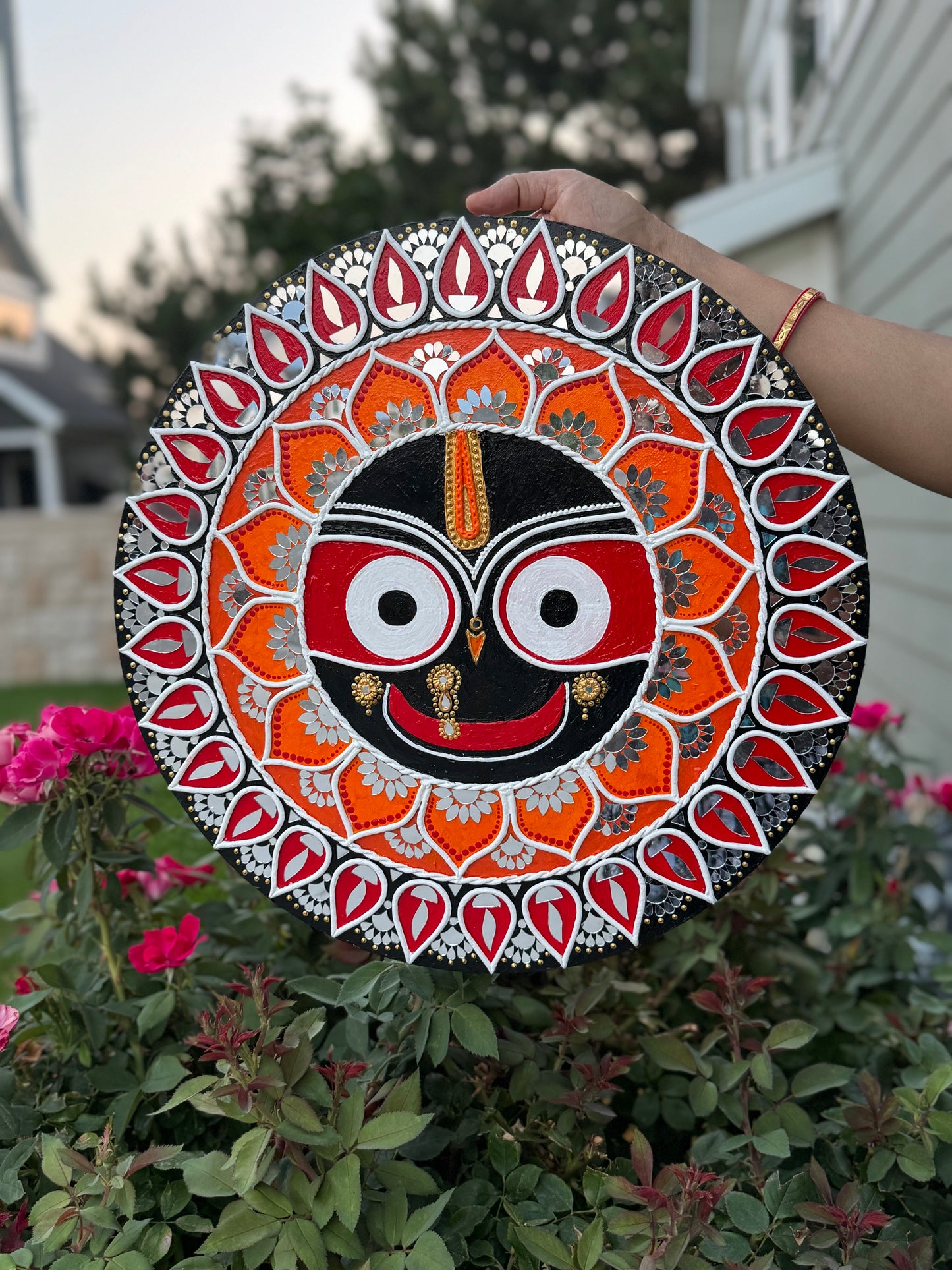 Stunning Jai Jagannath Jee lippan Art