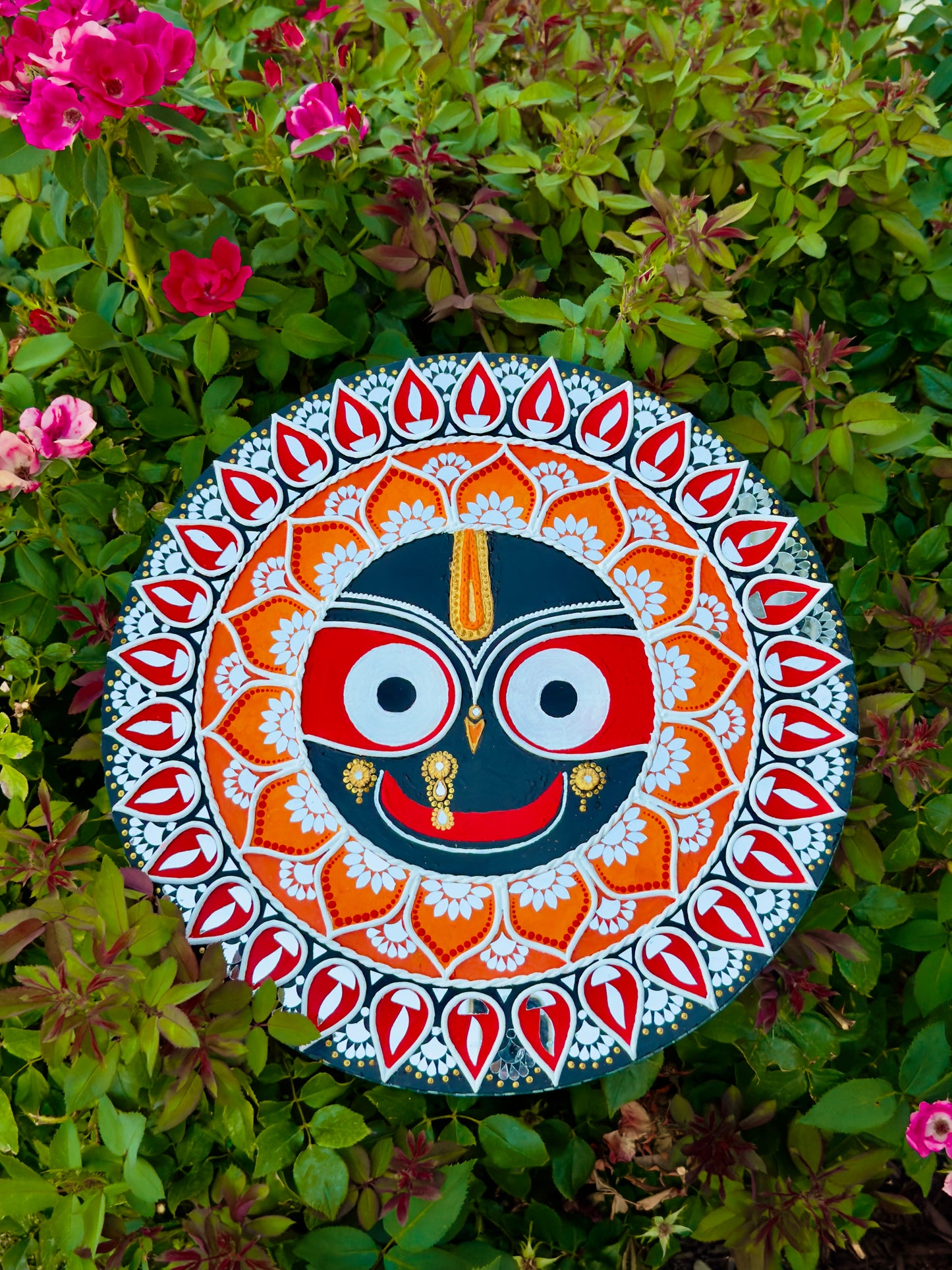 Stunning Jai Jagannath Jee lippan Art