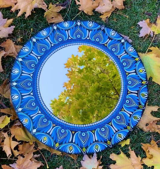 Mandala art mirror